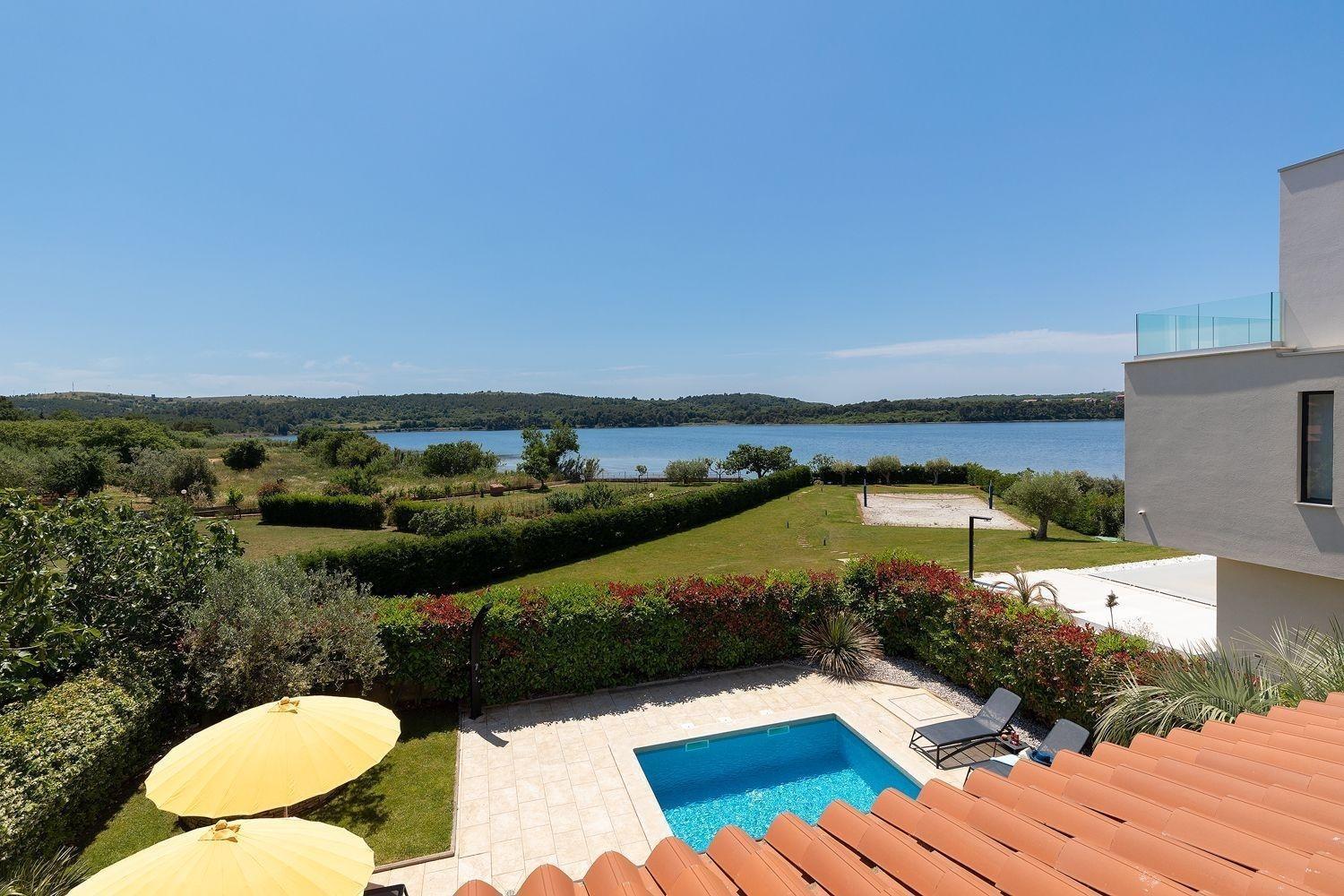 Ferienhaus In Pomer Mit Privatem Beheizten Pool Und Meerblick Extérieur photo